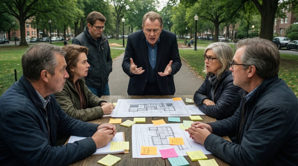 Городская среда: благоустройство дворов, парков, общественных пространств и обратная связь - иллюстрация