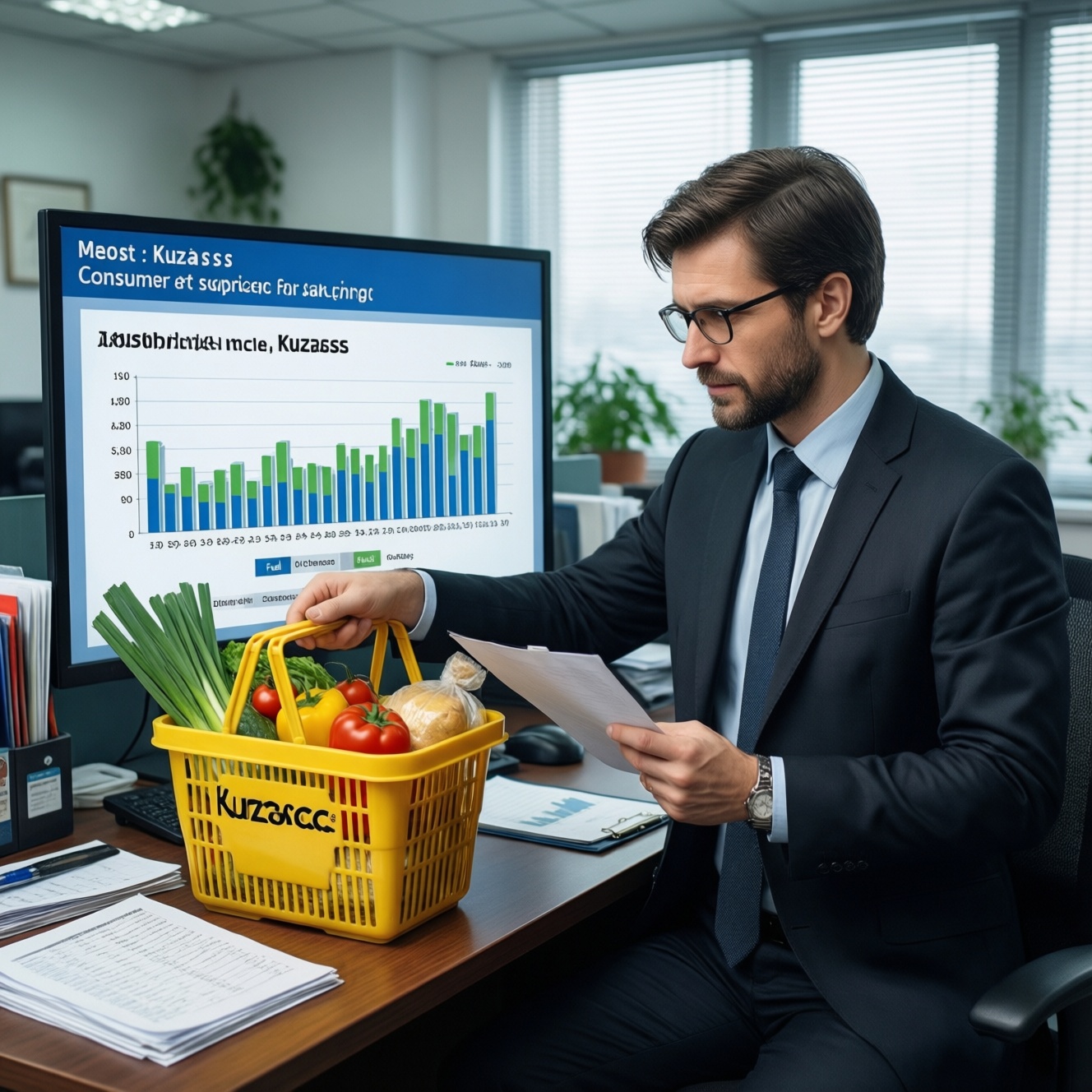 Потребительская корзина Кузбасса: цены на продукты, бензин и услуги за месяц